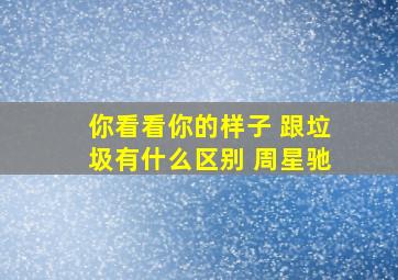 你看看你的样子 跟垃圾有什么区别 周星驰